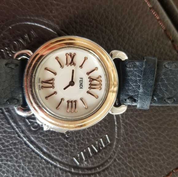 Fendi  Selleria Rose Gold Multi Band Watch - Picture 12 of 16